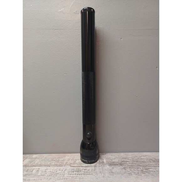 VTG Maglite Mag-Lite 5D Cell Black Aluminum Adjustable Beam 17" Flashlight USA - Picture 1 of 8